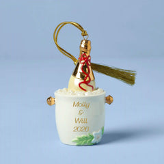 Personalized Champagne Bucket Ornament