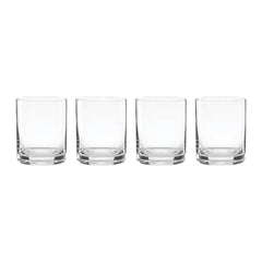 5 O'Clock Double Old-Fashioned Glasses, Set of 4