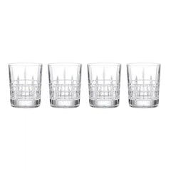 Deklan Crystal Double Old-Fashioned Glasses, Set of 4