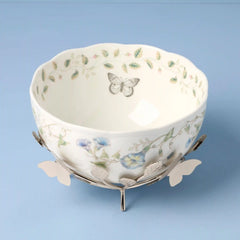 Butterfly Meadow 25th Anniversary Bowl with Stand