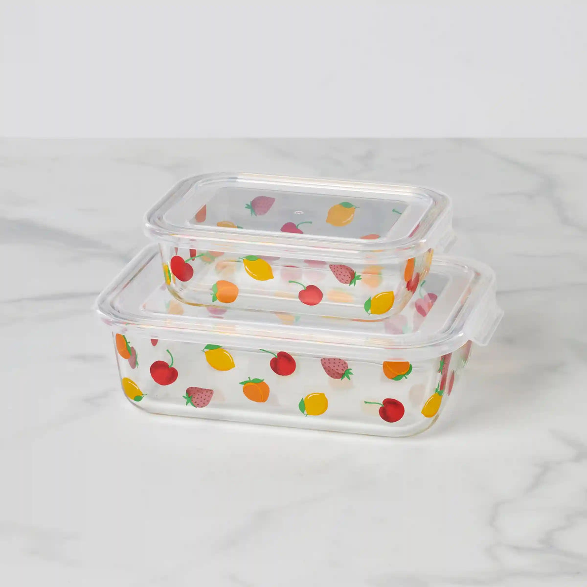 Tutti Fruity 4-Piece Serve & Store Dish Set