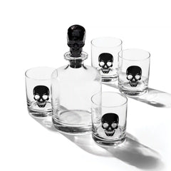 Vintro Halloween Skeleton 5-Piece Whiskey Set