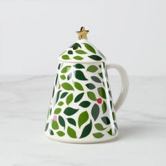 Evergreen Figural Tree Lidded Mug
