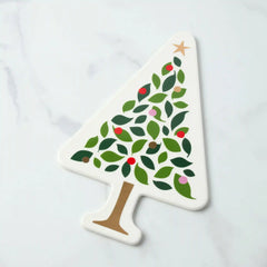 Evergreen Tree Cheese Slab