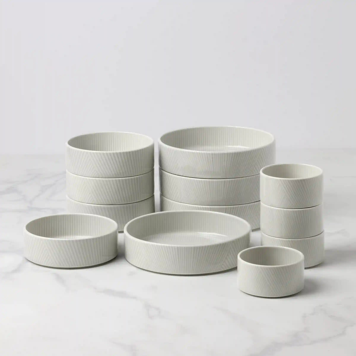 Modulus Vapor 12-Piece Bowl Set