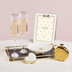 Make It Pop Navy Glass Vanity Tray