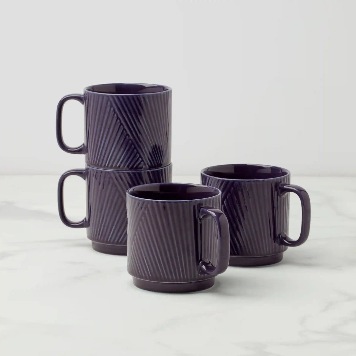 Modulus Nightshade Mugs, Set of 4