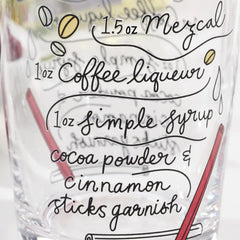 Make Merry Double Old-Fashioned Glasses, Set of 4