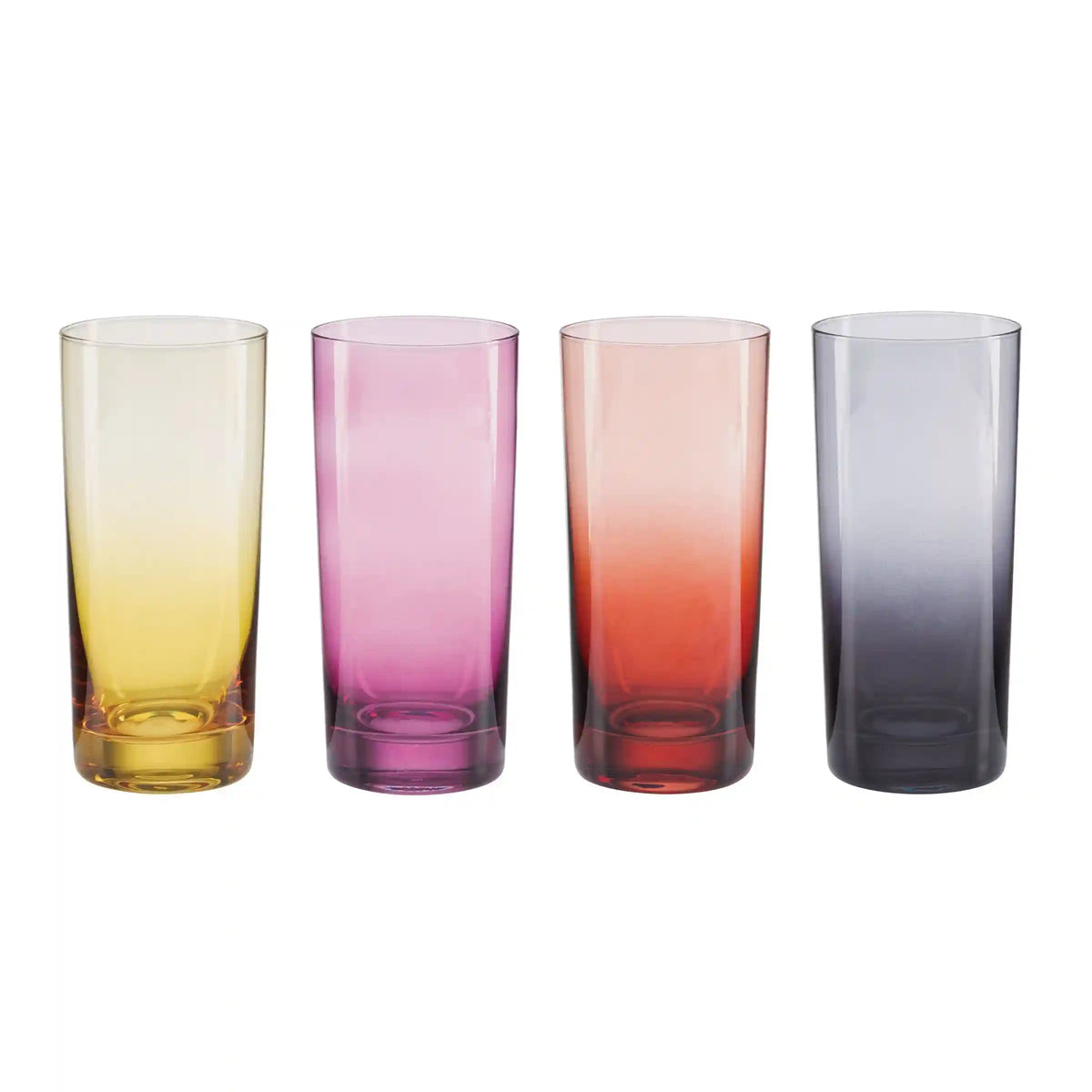 Golden Hour Highball Glasses, Set of 4