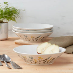 Wildflowers Dinner Bowls, Set of 4