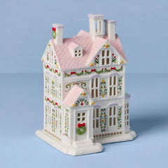 Lenox Holiday Village Lit Christmas House Figurine