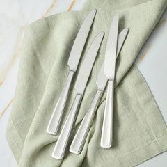 Reid Satin Dinner Knives,  Set of 4
