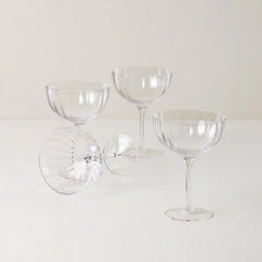 Curva Coupe Glasses, Set of 4