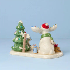 Marcel the Moose Fishing Figurine