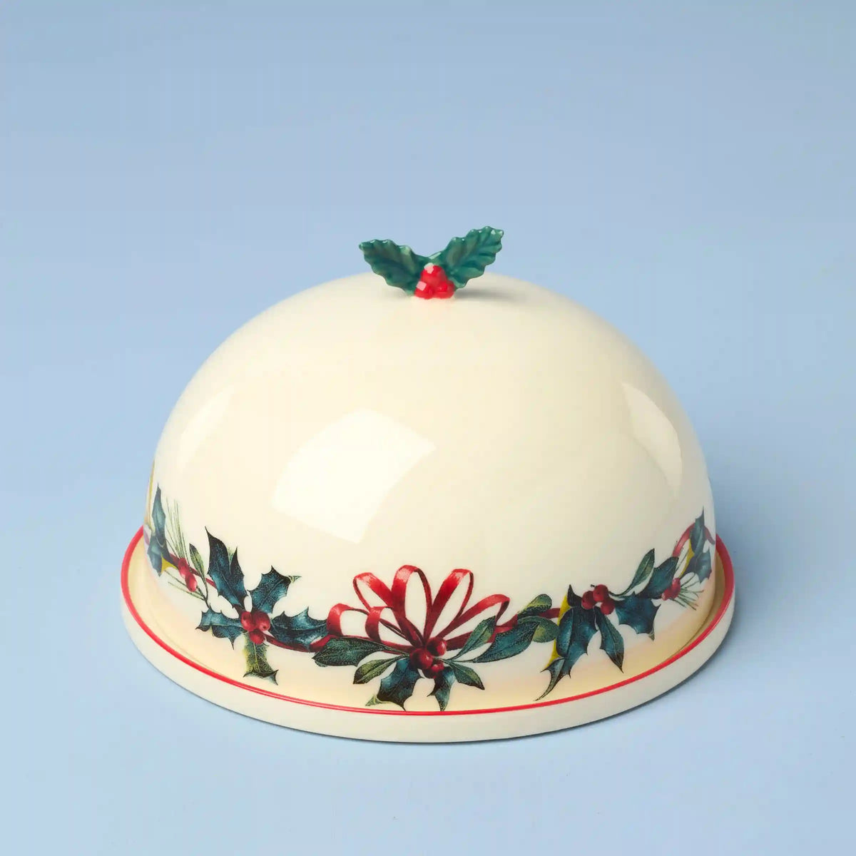 Winter Greetings Small Covered Dish
