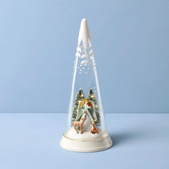 Merry & Magical Glass Lit Scene Angel