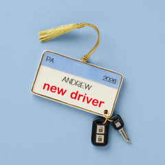 Personalized New Driver Ornament
