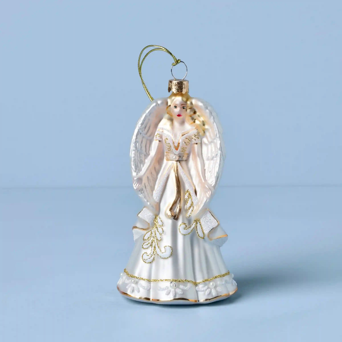 Blown Glass Angel Ornament