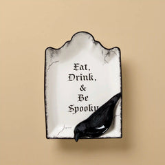Vintage Halloween Chip & Dip 2 Piece Set