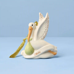 Personalized We're Expecting Stork Ornament