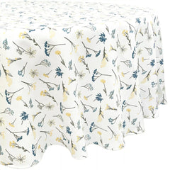 Wildflowers Allover 70x70 Round Tablecloth