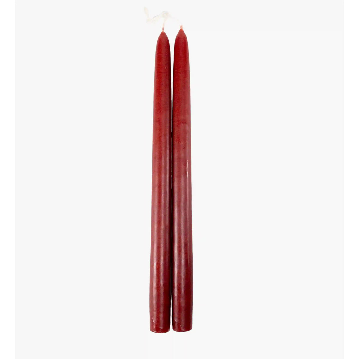 Dripless Rust 12 Taper Candles, Set of 2