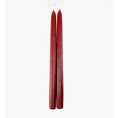 Dripless Rust 12 Taper Candles, Set of 2