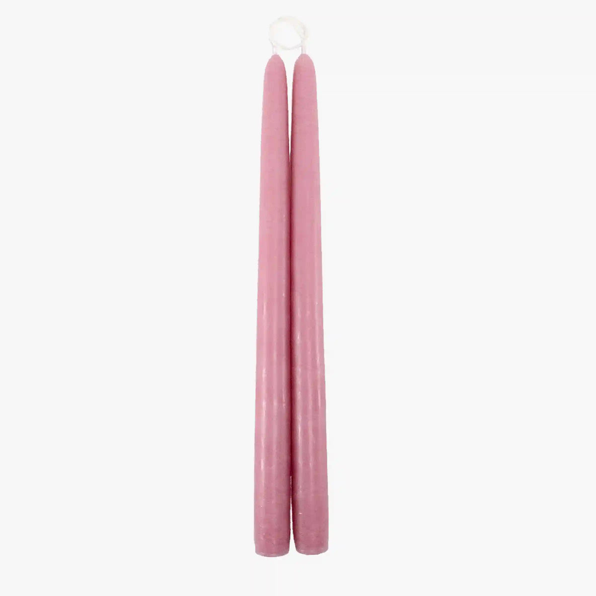 Dripless Vintage Rose 12 Taper Candles, Set of 2