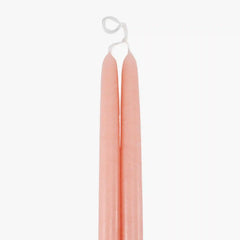 Dripless Blush 12 Taper Candles, Set of 2