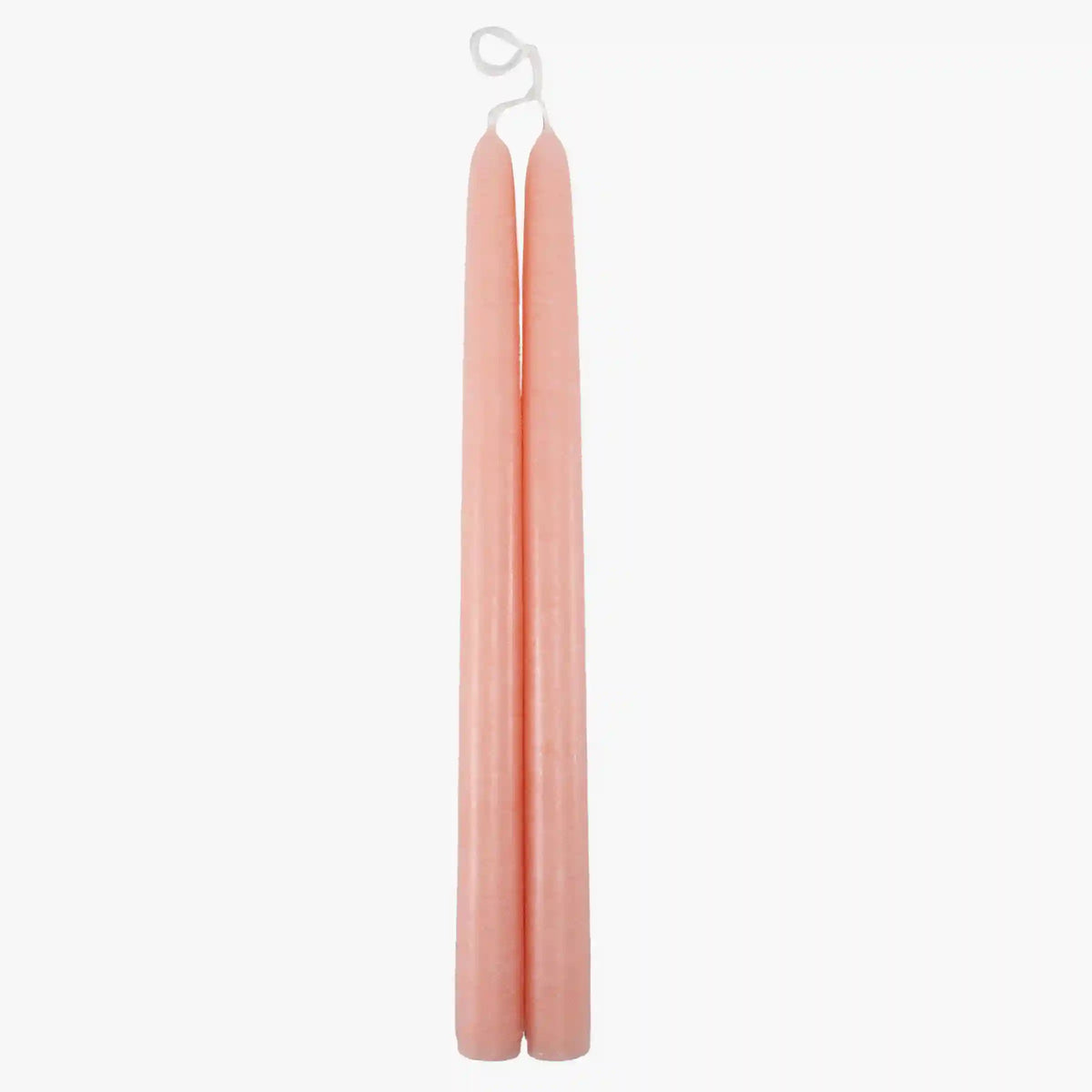 Dripless Blush 12 Taper Candles, Set of 2