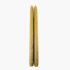 Dripless Chartreuse 12 Taper Candles, Set of 2