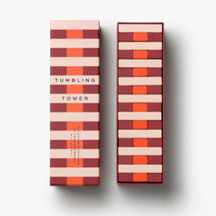 Red Tumbling Tower Game