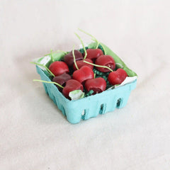 Dark Red Cherry Beeswax Birthday Candles