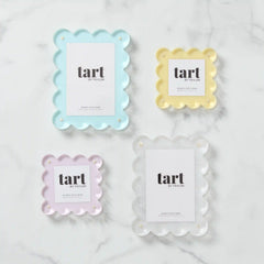 Seafoam Scalloped Acrylic Photo Frame