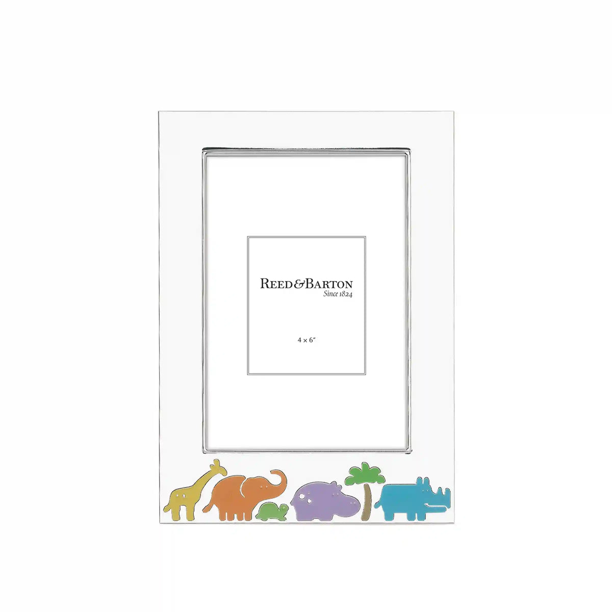 Jungle Parade Silverplate 4x6 Photo Frame