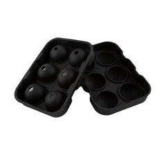 Black Round Silicone Ice Mold