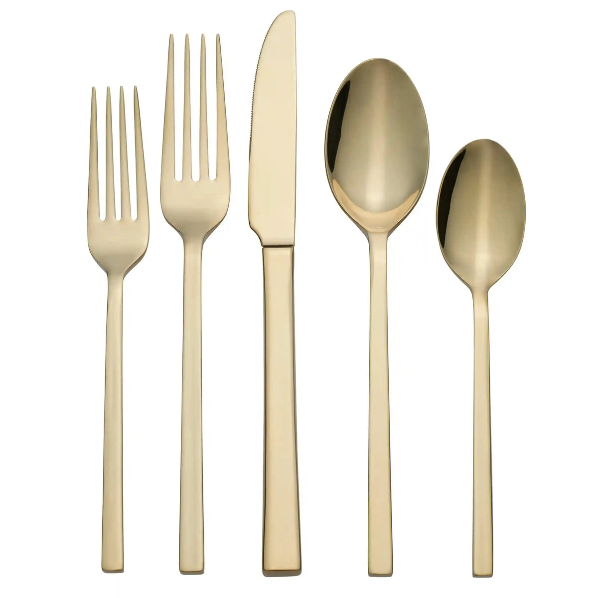 Allay Champagne 20-Piece Flatware Set