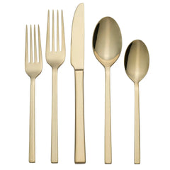 Allay Champagne 20-Piece Flatware Set