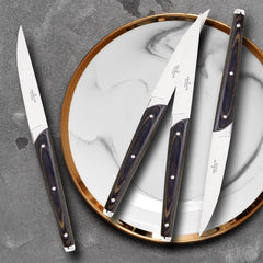 Pakkawood Steak Knives, Set of 4