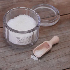 Glass Salt Pot with Scoop