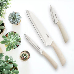 Harvest 3-Piece Cutlery Set with Blade Guards