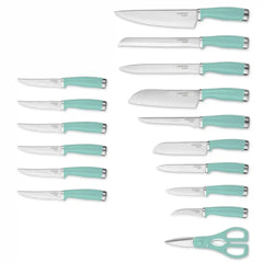Epicure Pistachio 17-Piece Cutlery Block Set