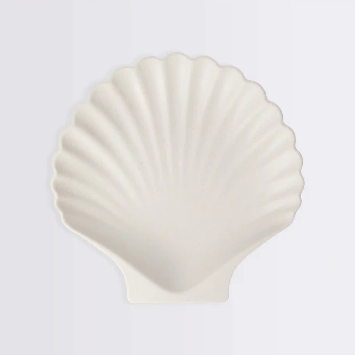 Bamboo Natural Shell Plates, Set of 6