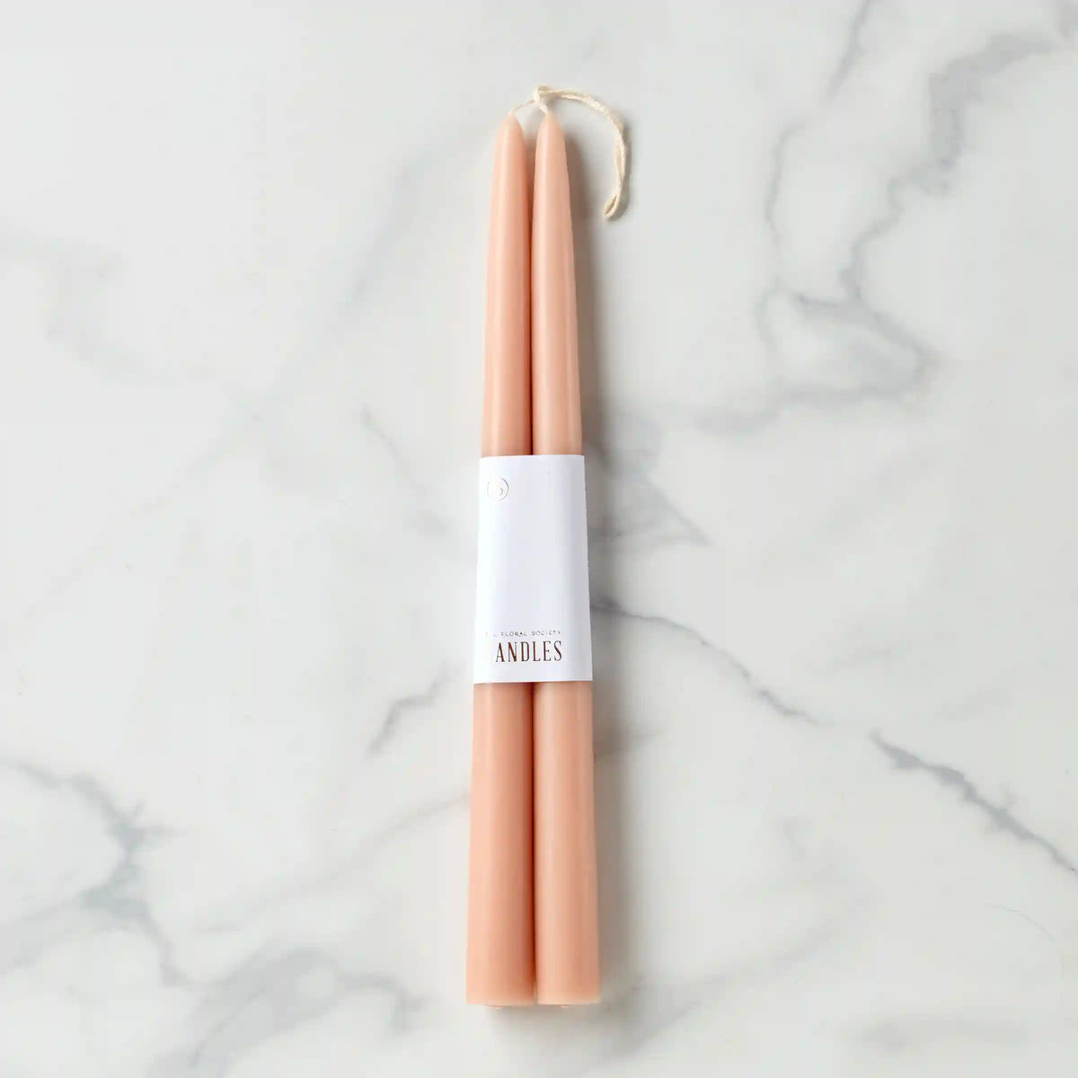 Dipped Petal 12 Taper Candle Pair, Set of 2