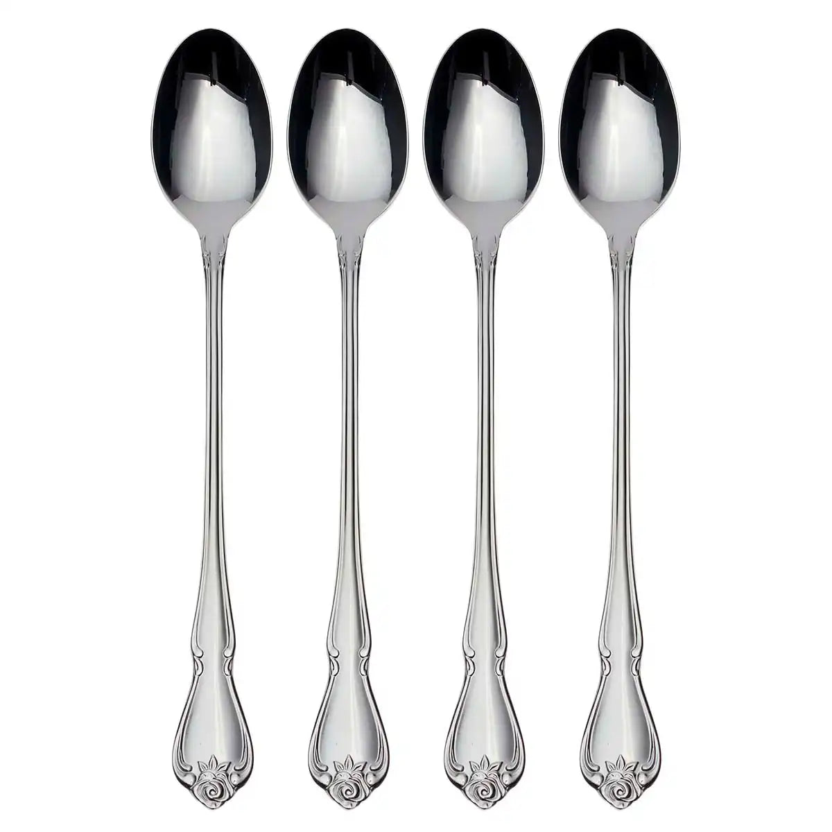 True Rose Tall Drink Spoons, Set of 4