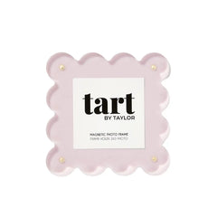 Mini Lavender Scalloped Acrylic Photo Frame