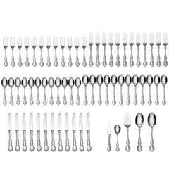 Mandolina 65-Piece Flatware Set