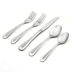Satin Sand Dune 45-Piece Flatware Set